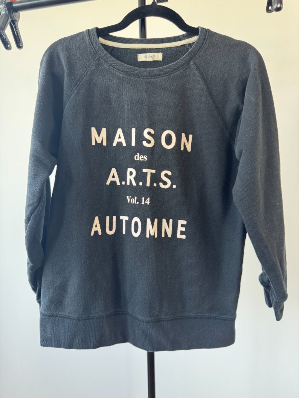 Madewell black sweatshirt